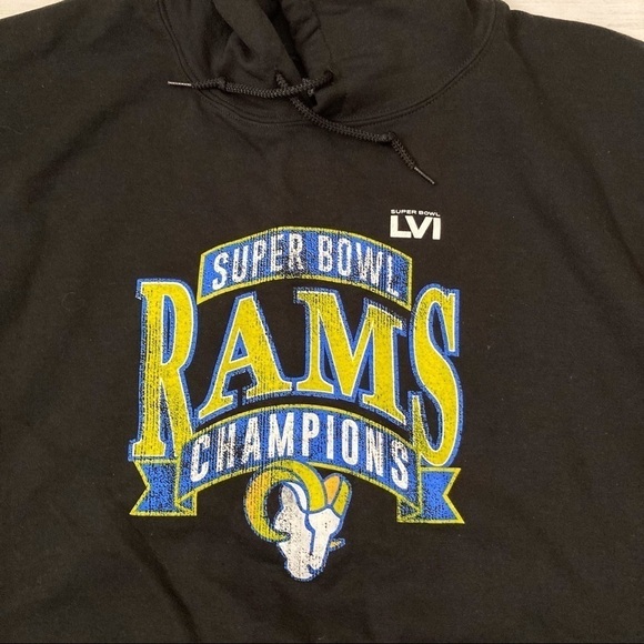 NWT Los Angeles Rams Hooded Sweatshirt | Size 2XL - Picture 3 of 4